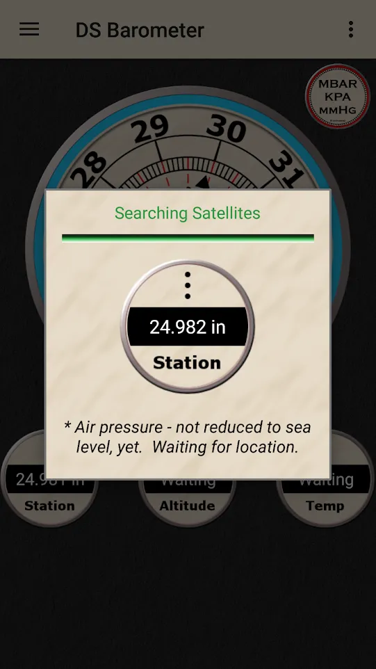 DS Barometer - Altimeter and W | Indus Appstore | Screenshot