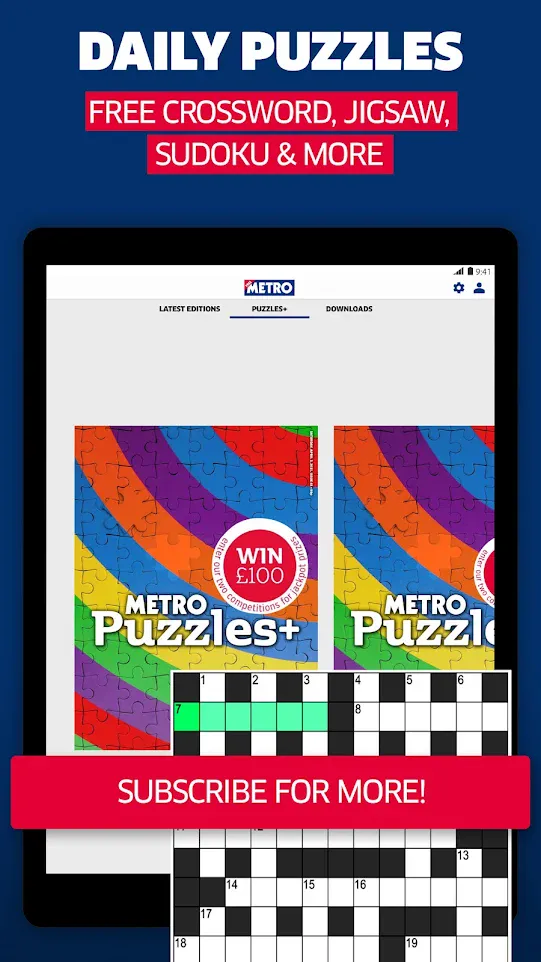 UK News App | Daily Newspaper & Puzzles | Metro | Indus Appstore | Screenshot