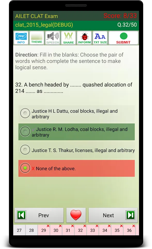 AILET CLAT Exam Prep | Indus Appstore | Screenshot