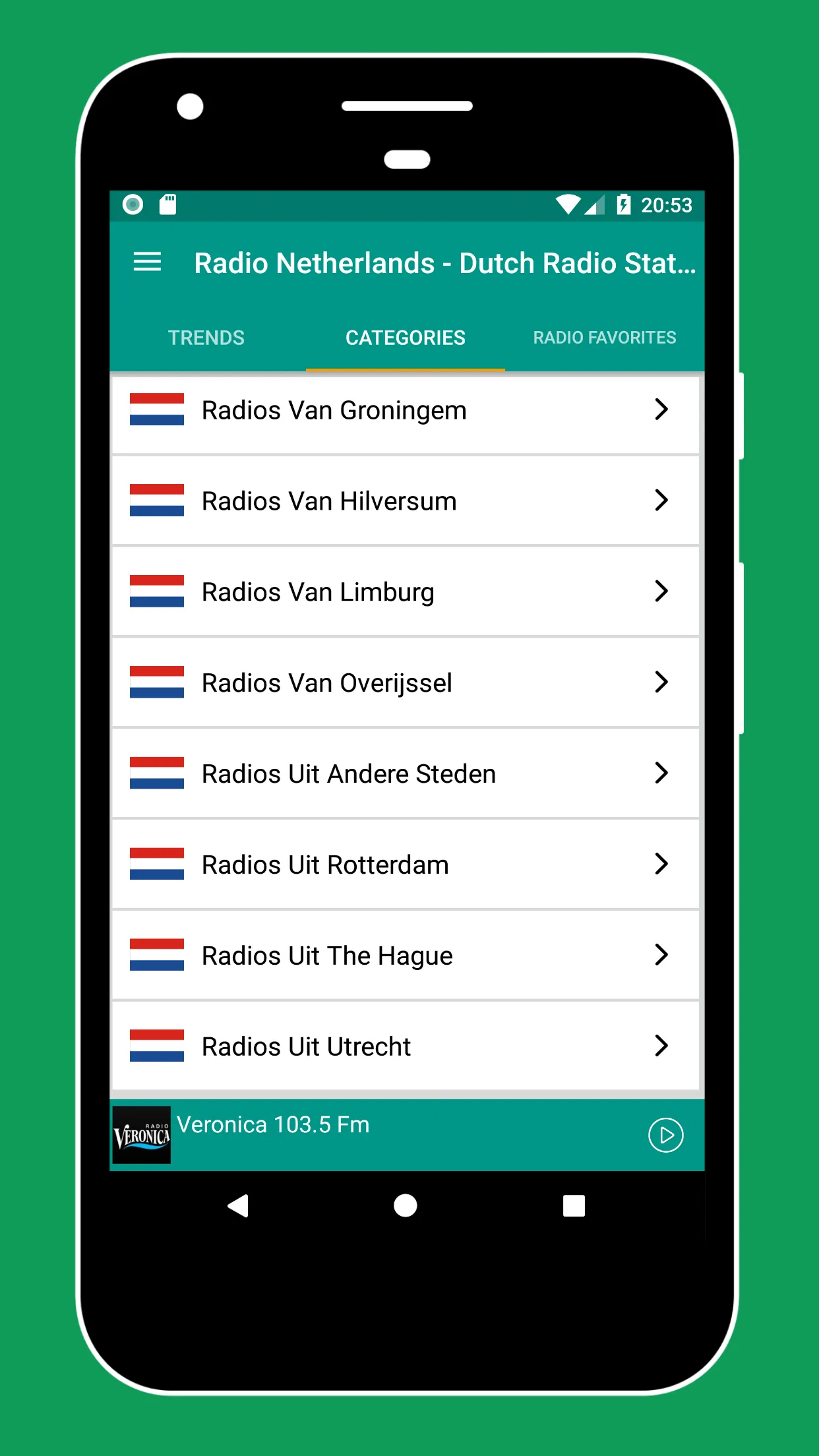 Radio Netherlands - Radio FM | Indus Appstore | Screenshot