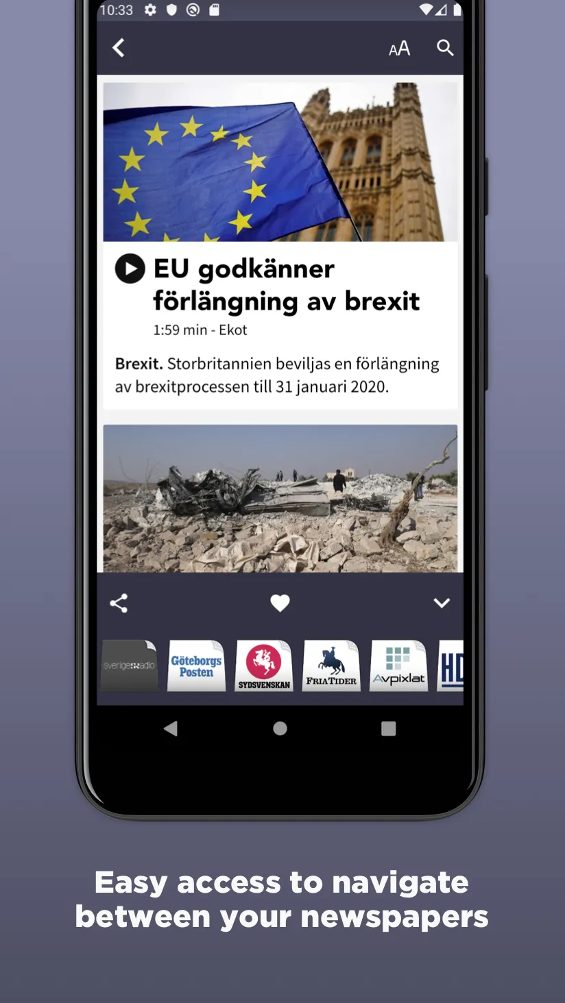 Swedish Newspapers | Indus Appstore | Screenshot