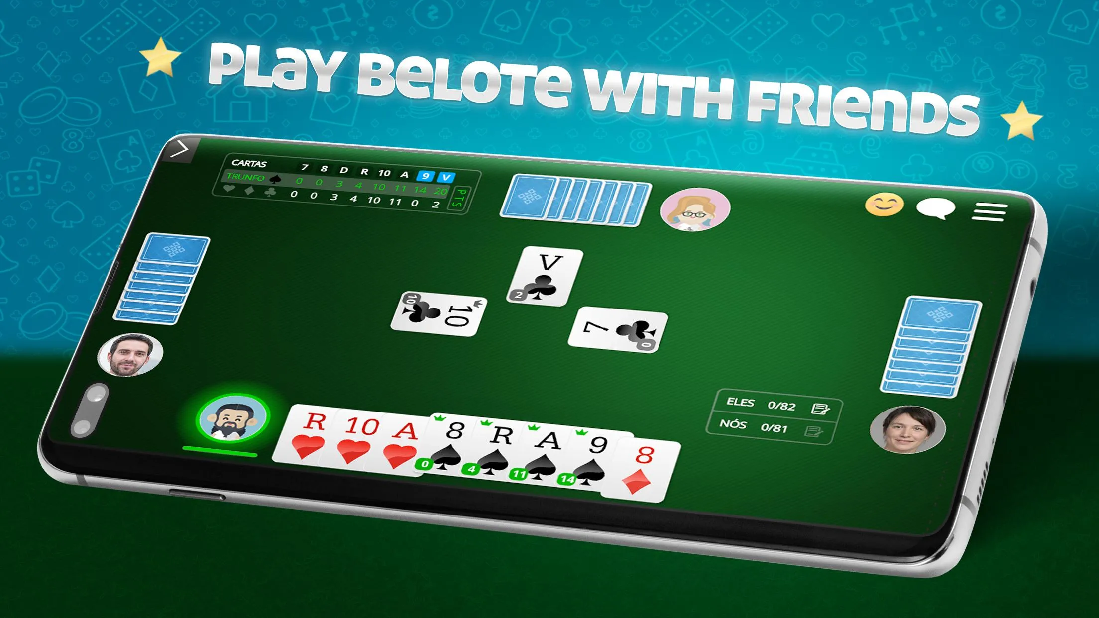 Belote Online - Card Game | Indus Appstore | Screenshot