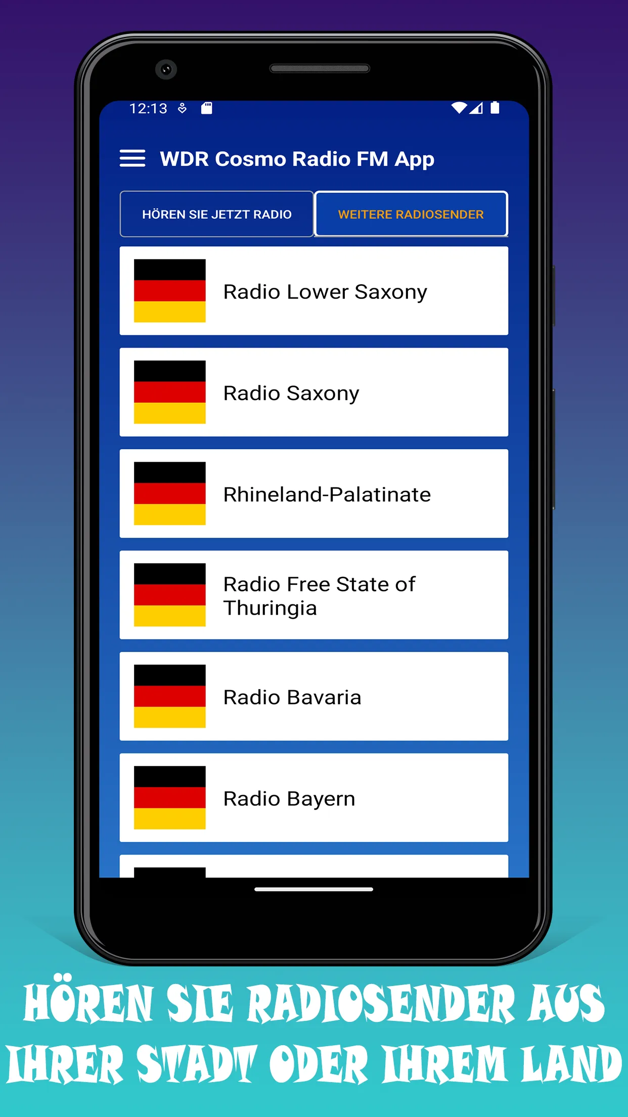 WDR Cosmo Radio App DE Online | Indus Appstore | Screenshot