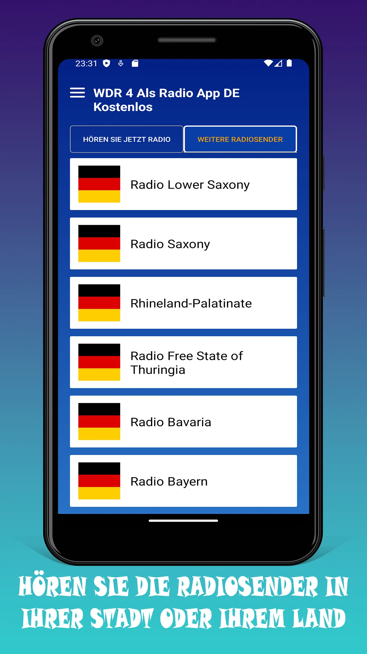 WDR 4 Radio FM App DE Online | Indus Appstore | Screenshot