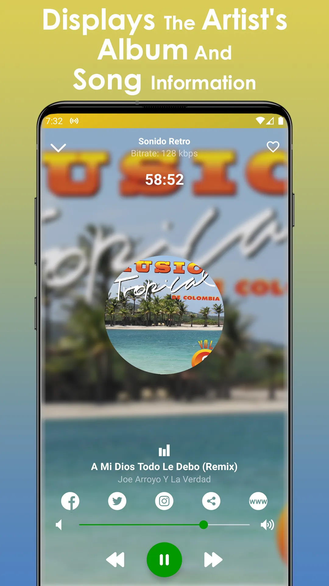 Tropical Music Radios | Indus Appstore | Screenshot