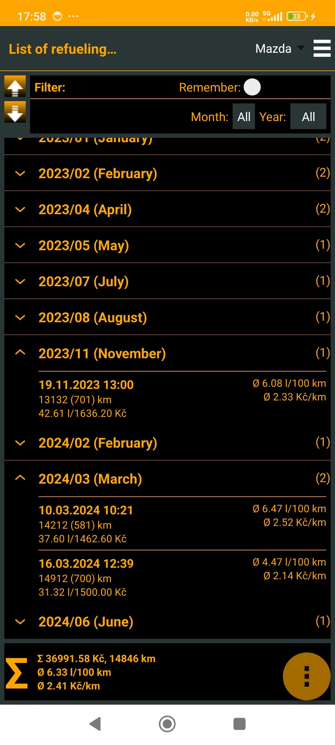 Jimys Fuel+Costs+LogBook | Indus Appstore | Screenshot