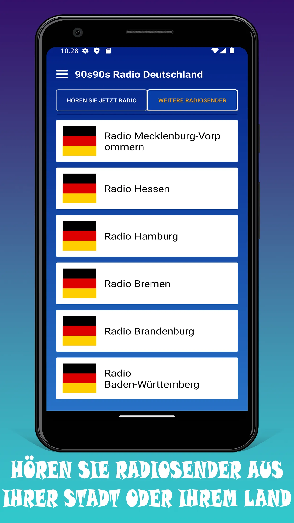 90s90s Radio Deutschland App | Indus Appstore | Screenshot