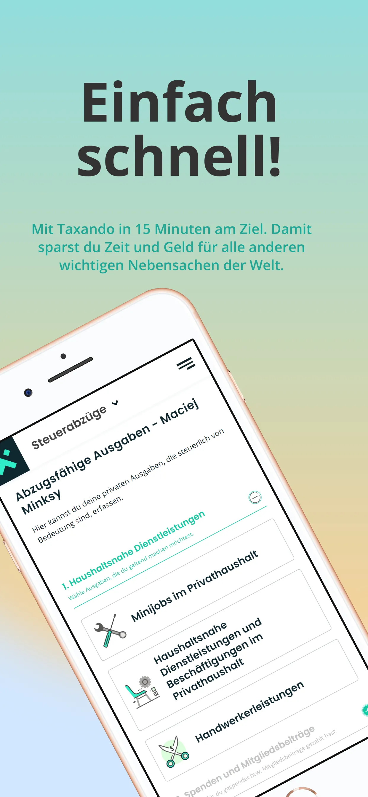 Taxando - German Tax Return | Indus Appstore | Screenshot