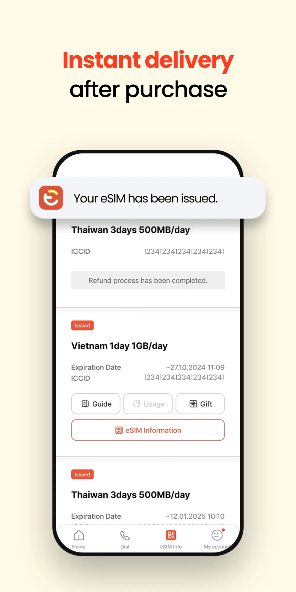 eSIMEasy-Travel with Data eSIM | Indus Appstore | Screenshot