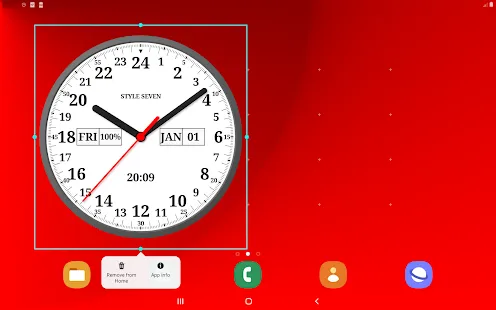 Analog Clock 24-7 | Indus Appstore | Screenshot