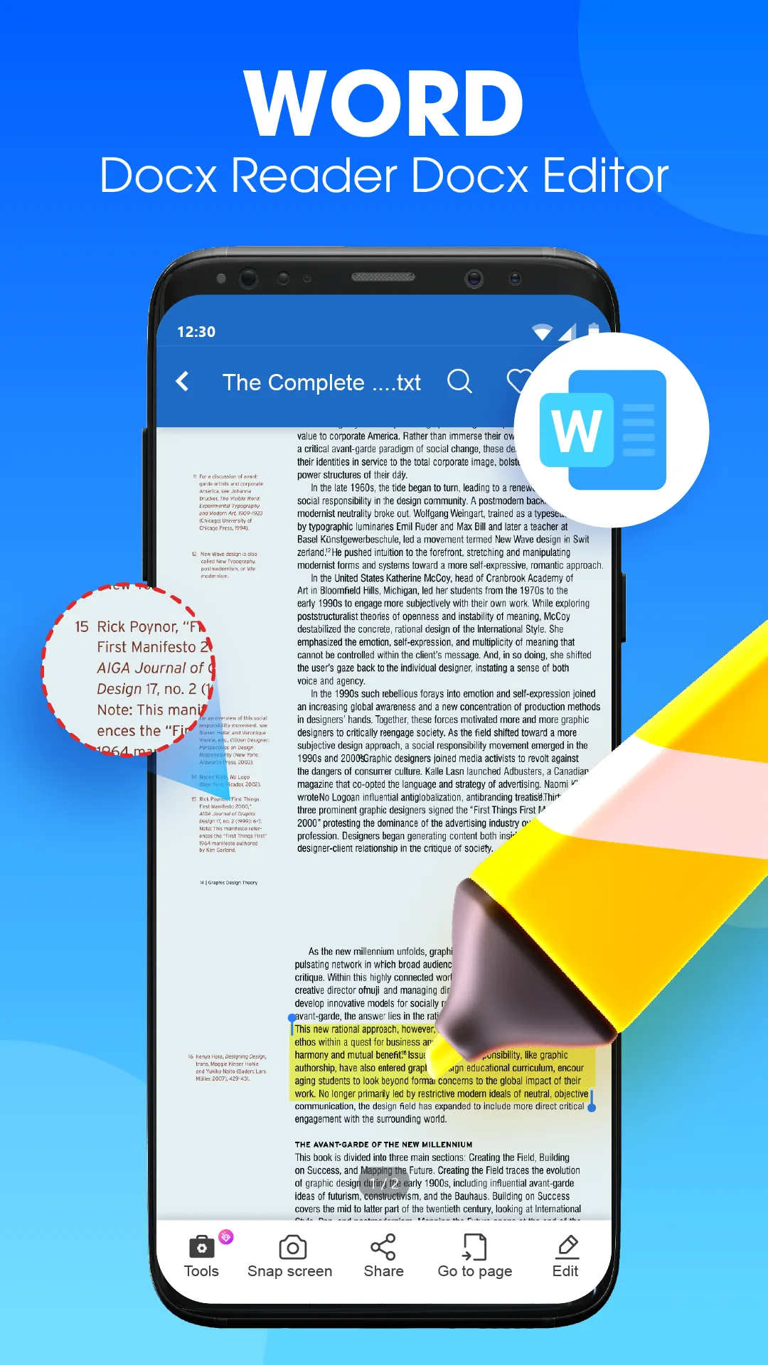 All Document Reader: View PDF | Indus Appstore | Screenshot