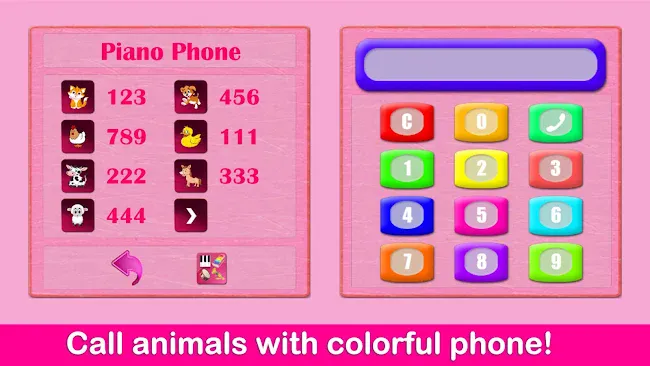 Kids Pink Piano | Indus Appstore | Screenshot