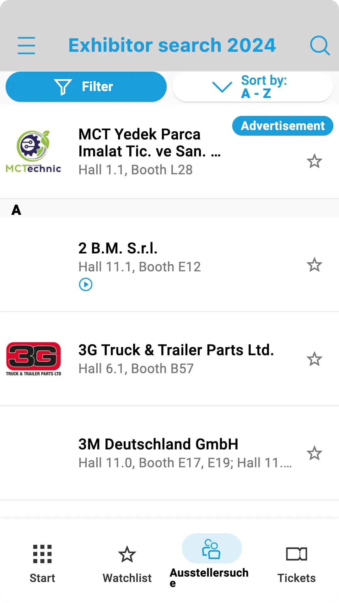 Automechanika Navigator | Indus Appstore | Screenshot