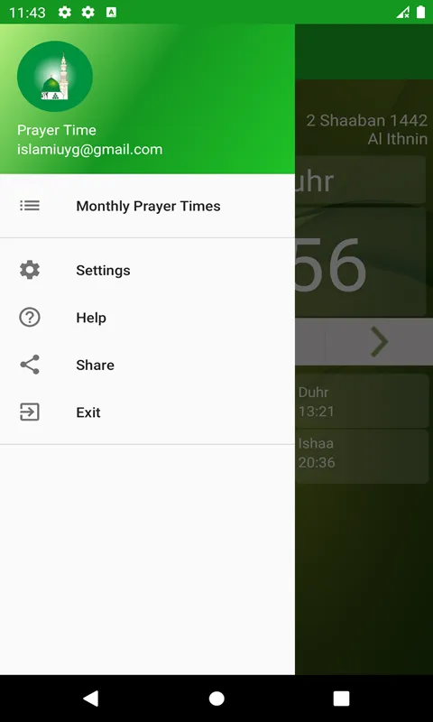 Prayer Time | Indus Appstore | Screenshot