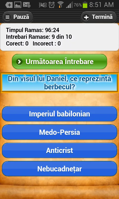 Intrebari Biblice Trivia Quiz | Indus Appstore | Screenshot