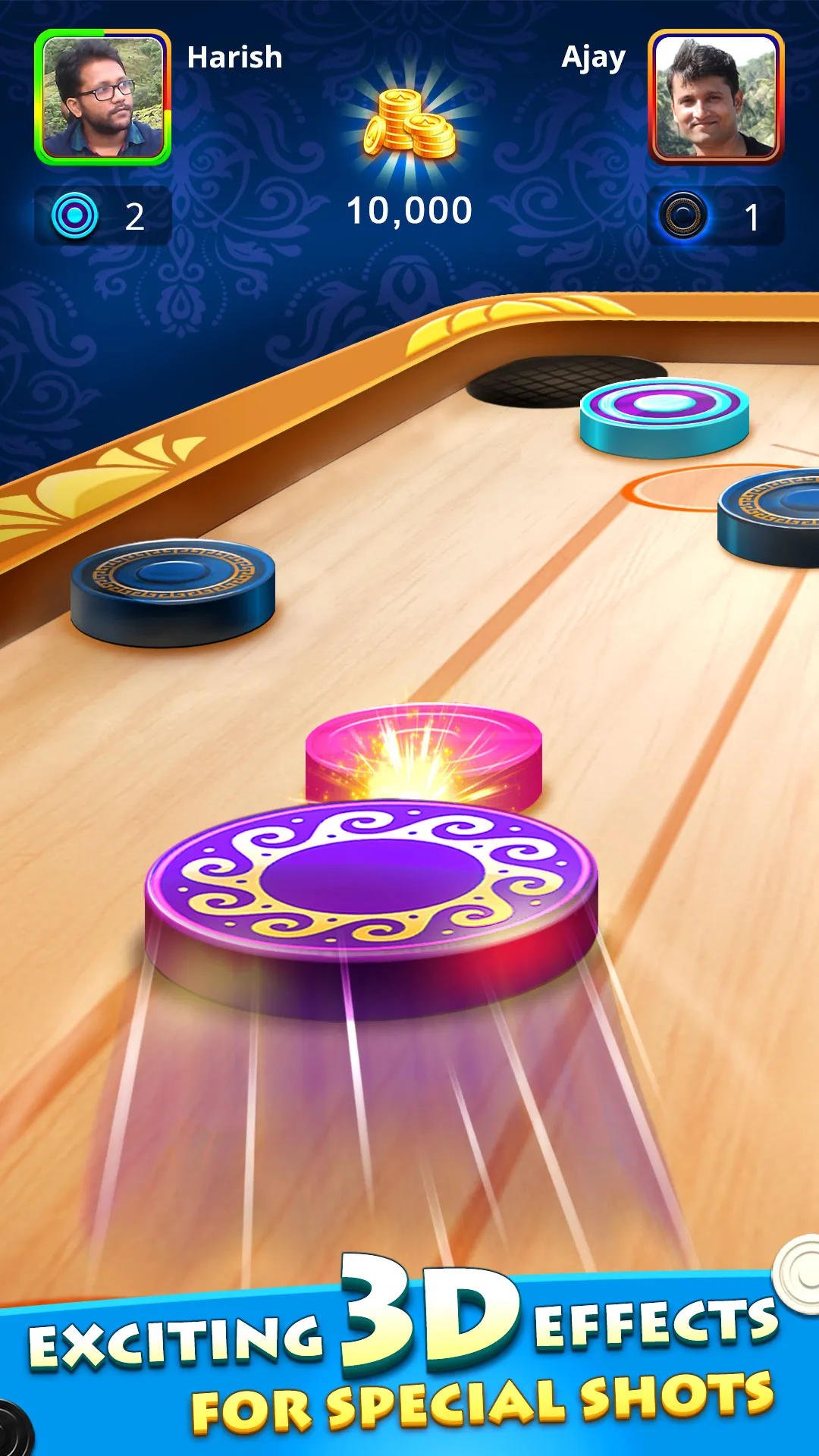 World Of Carrom :3D Board Game | Indus Appstore | Screenshot