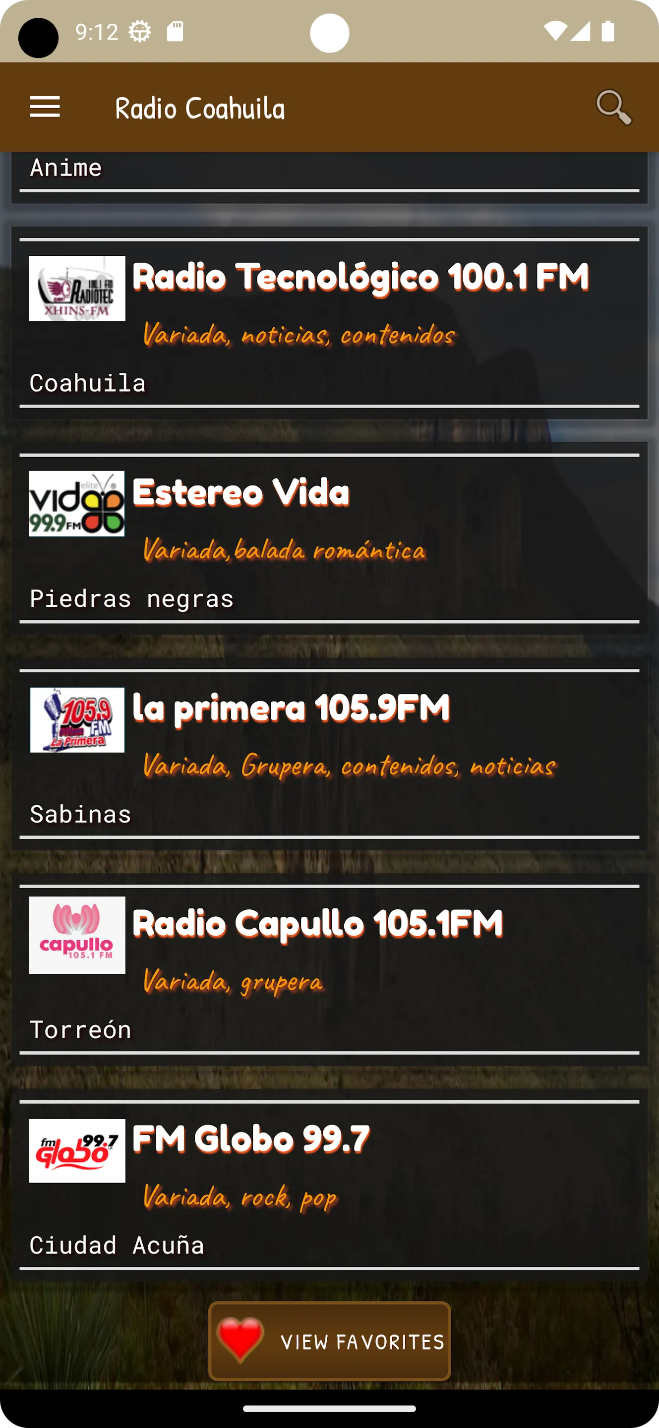 Radio Coahuila Mexico + music | Indus Appstore | Screenshot