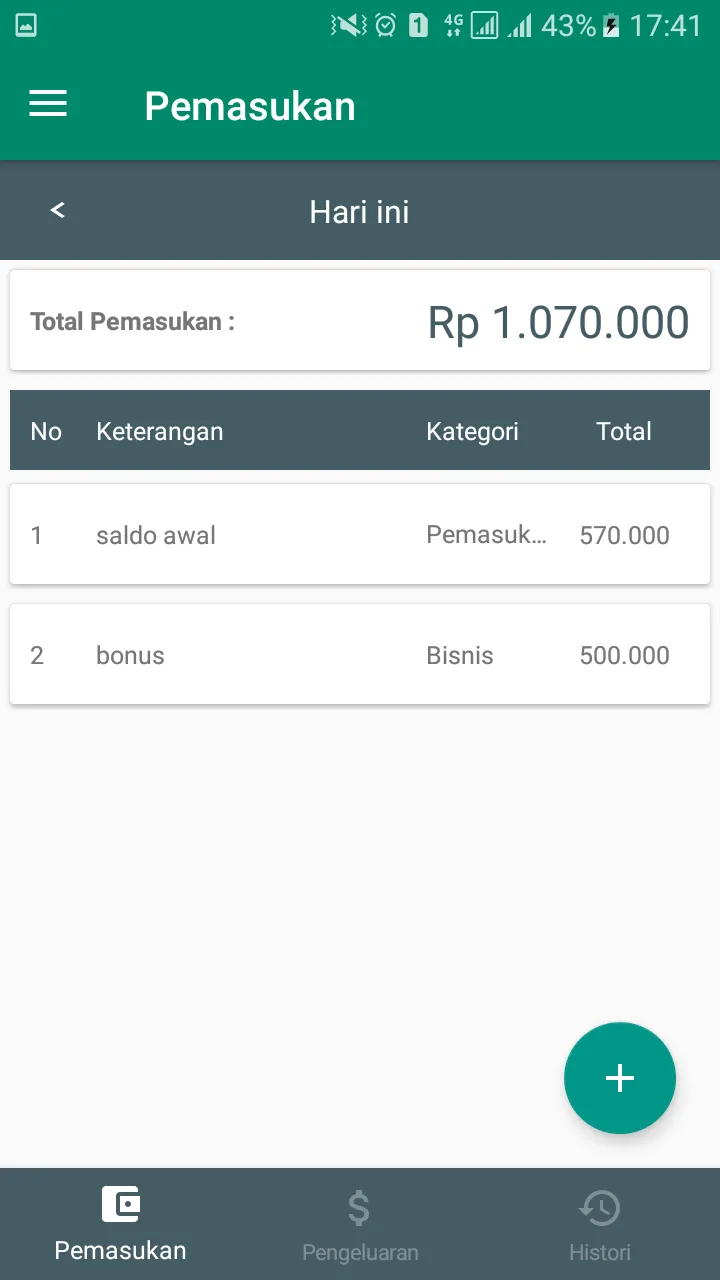 Catatan Keuangan Harian | Indus Appstore | Screenshot