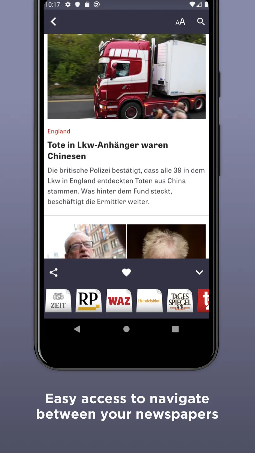 German Newspapers | Indus Appstore | Screenshot