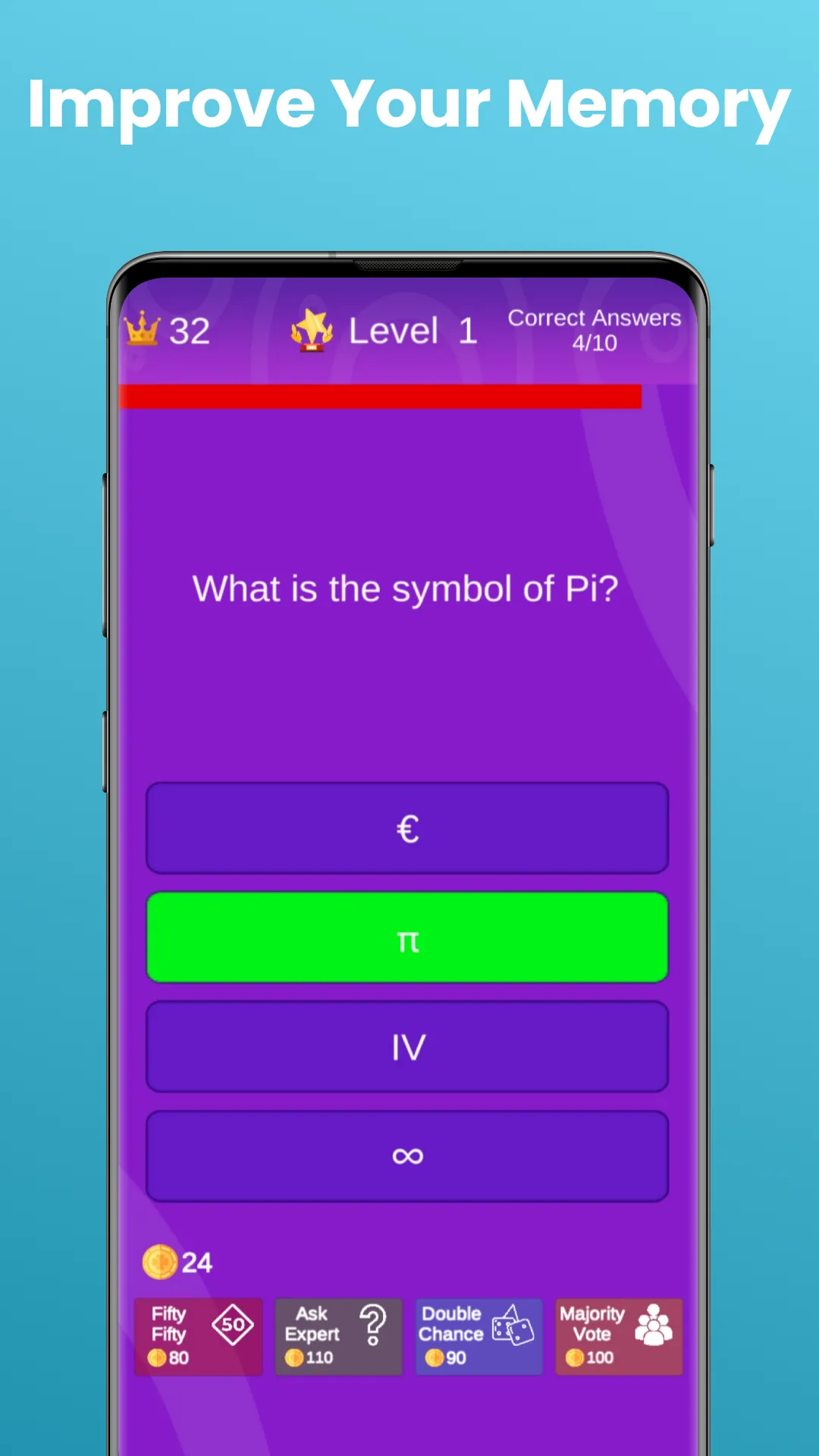 Math Quiz: Brain Training Game | Indus Appstore | Screenshot