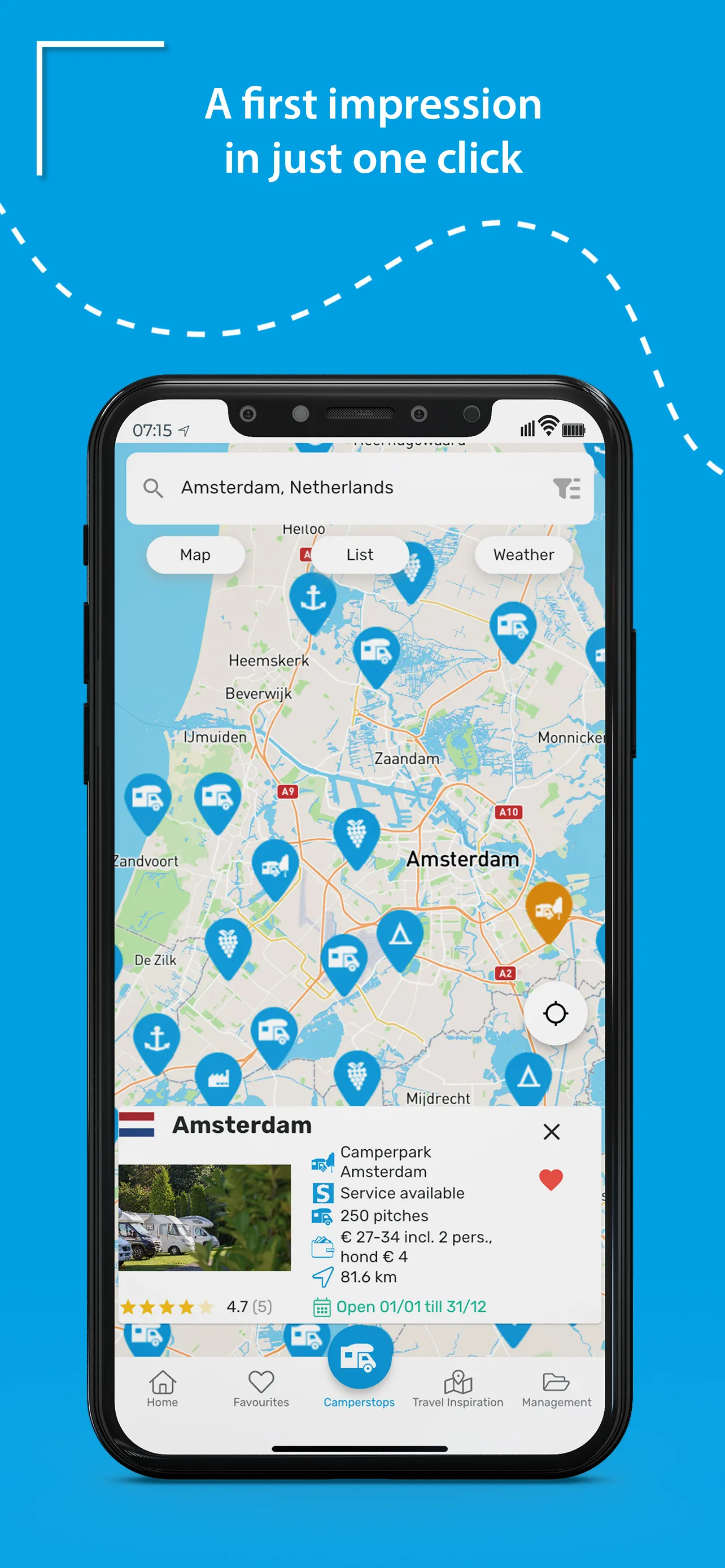 Camperstop-App Motorhome stops | Indus Appstore | Screenshot