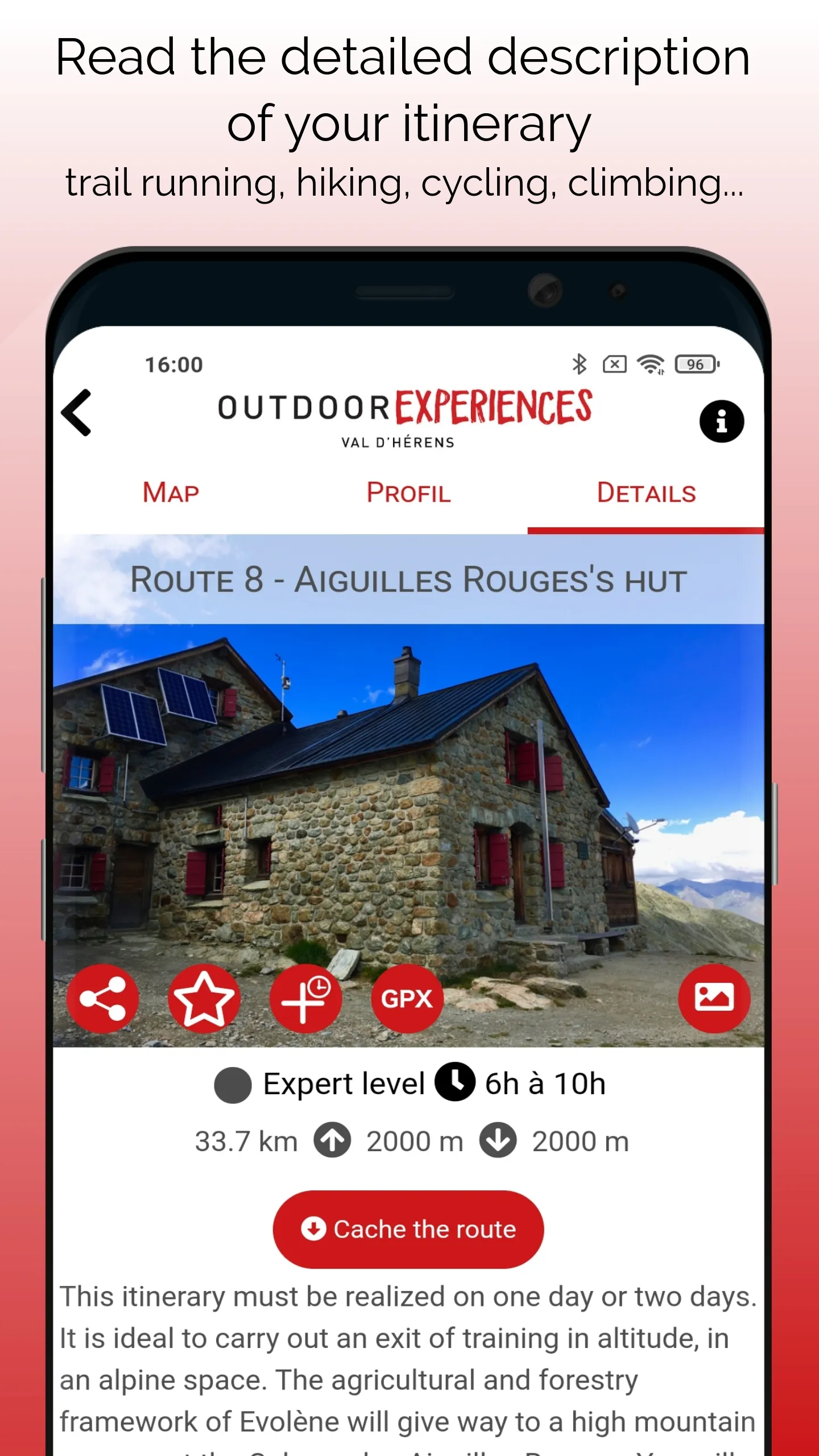 Val d'Hérens OutdoorExperience | Indus Appstore | Screenshot