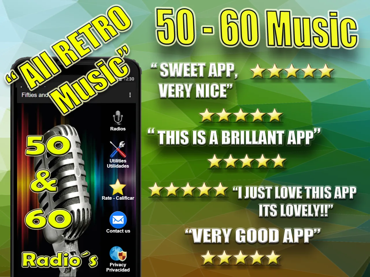 50 and 60 music, Jazz and Blue | Indus Appstore | Screenshot