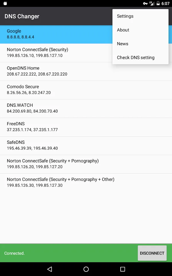 DNS Changer - Lilly | Indus Appstore | Screenshot