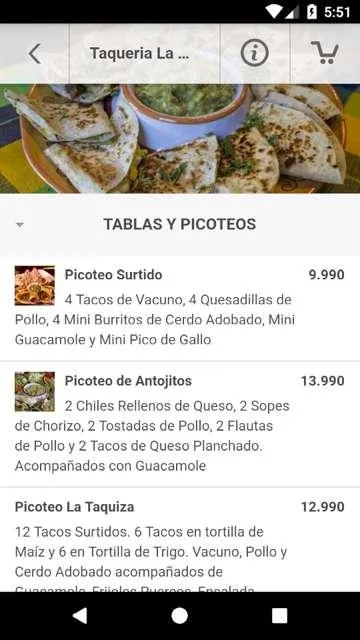 Taqueria La Mexicana | Indus Appstore | Screenshot