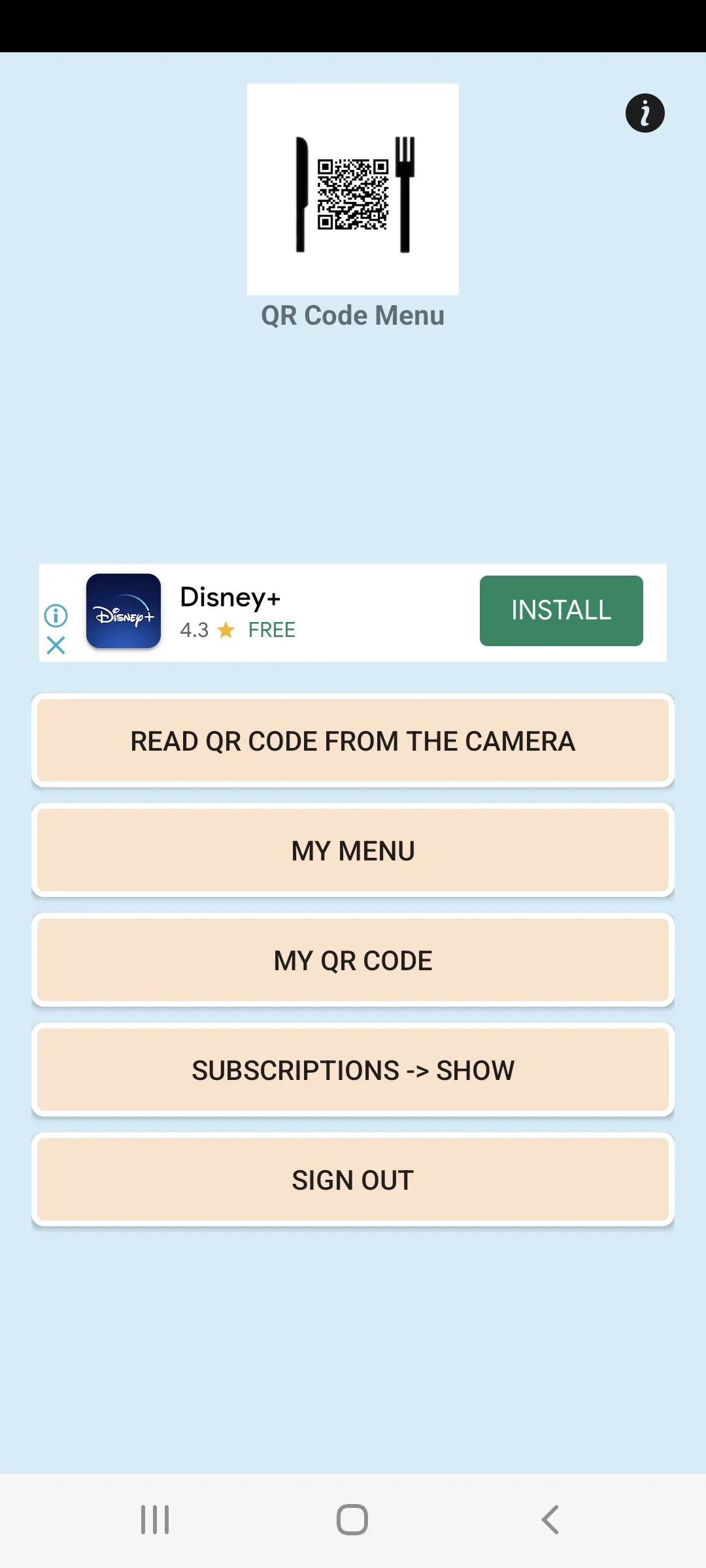 QR Code Menu (Create QR Menu) | Indus Appstore | Screenshot