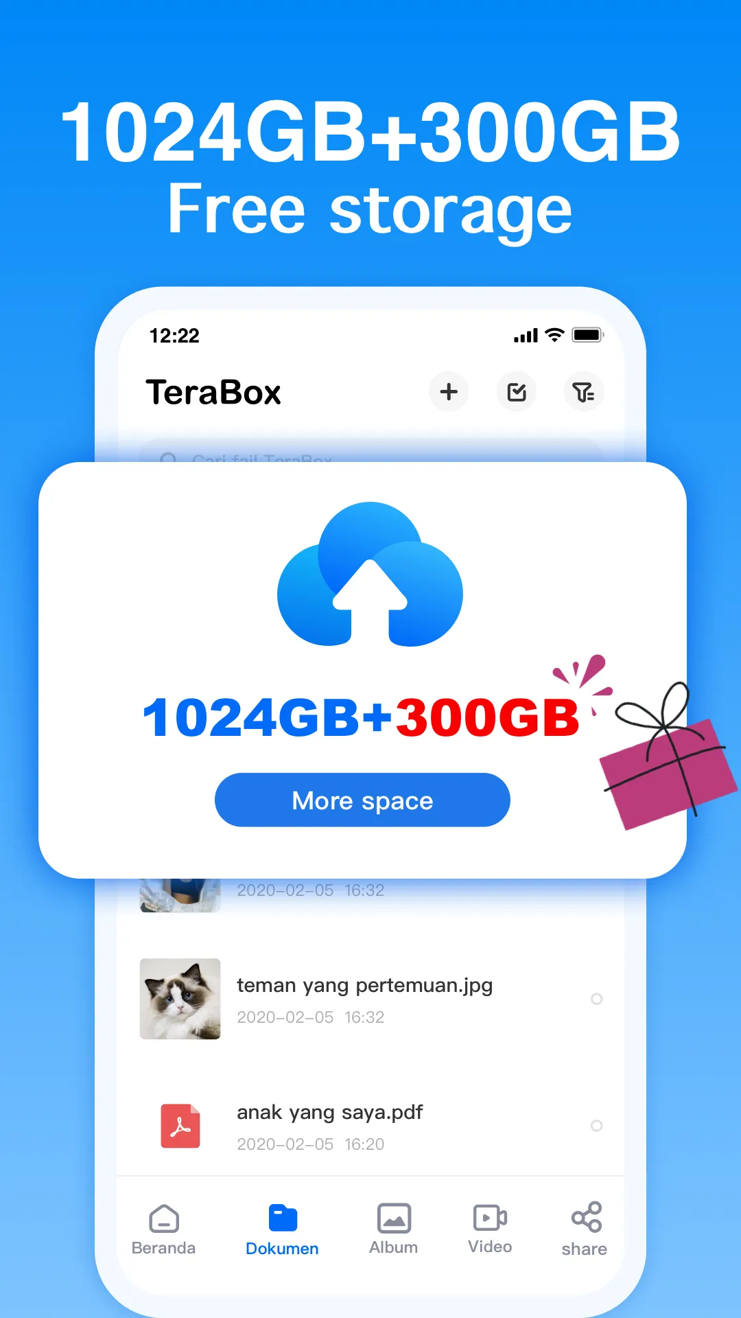 TeraBox: Cloud Storage Space | Indus Appstore | Screenshot