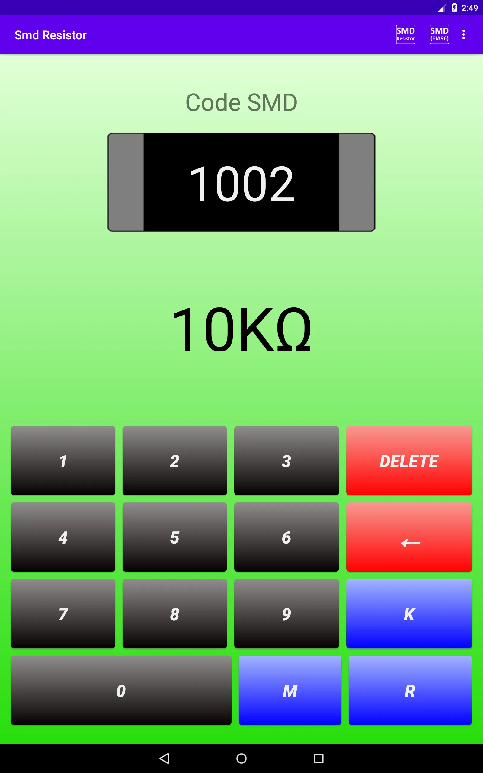 SMD Resistor Code | Indus Appstore | Screenshot