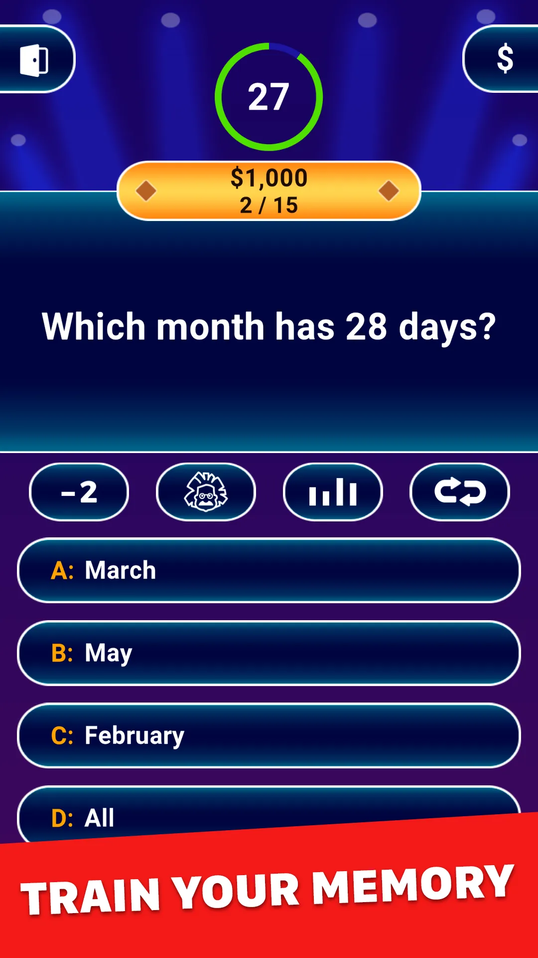 Millionaire 2025 - Trivia Game | Indus Appstore | Screenshot