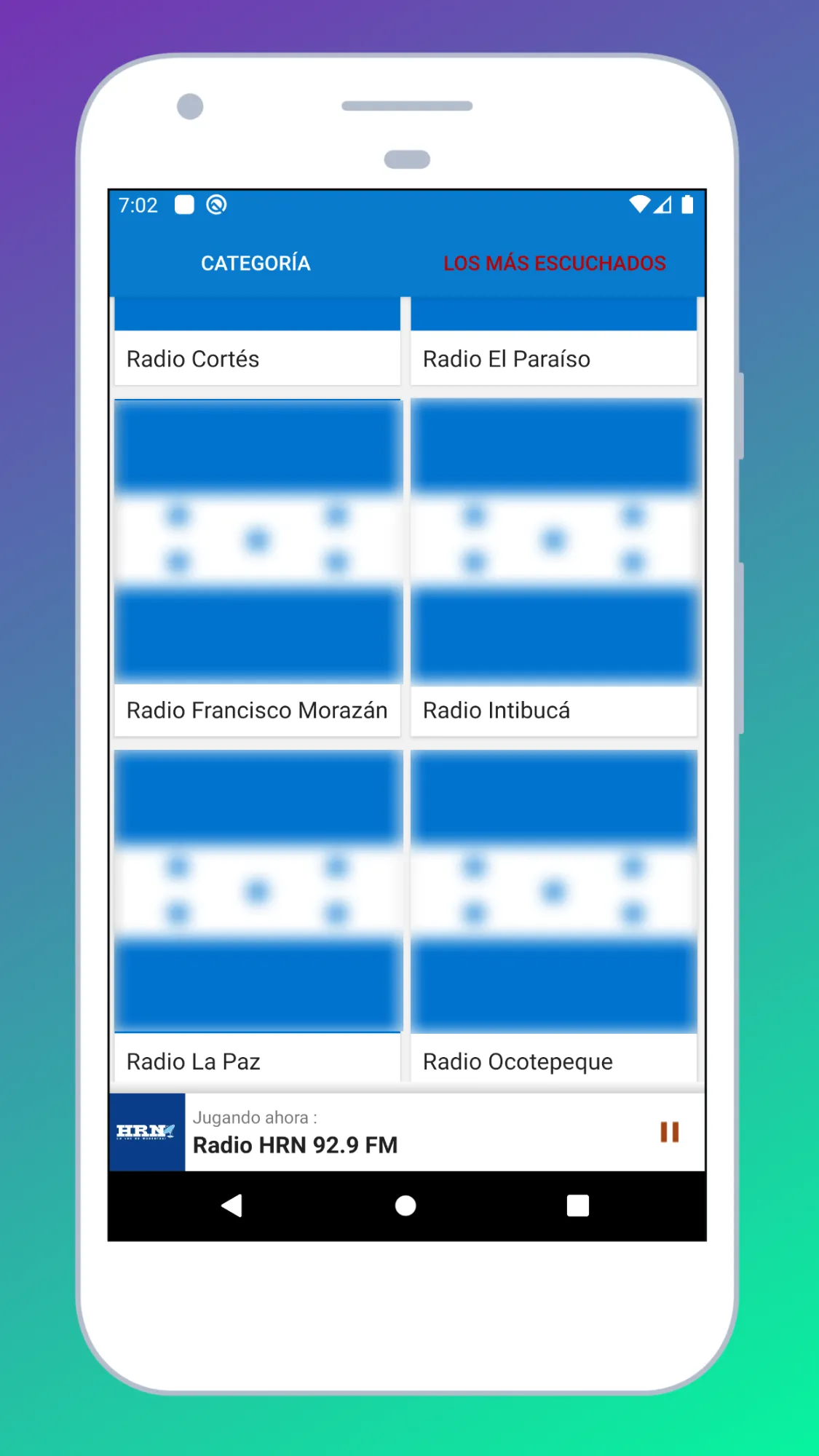 Radio Honduras + FM Radio Hond | Indus Appstore | Screenshot