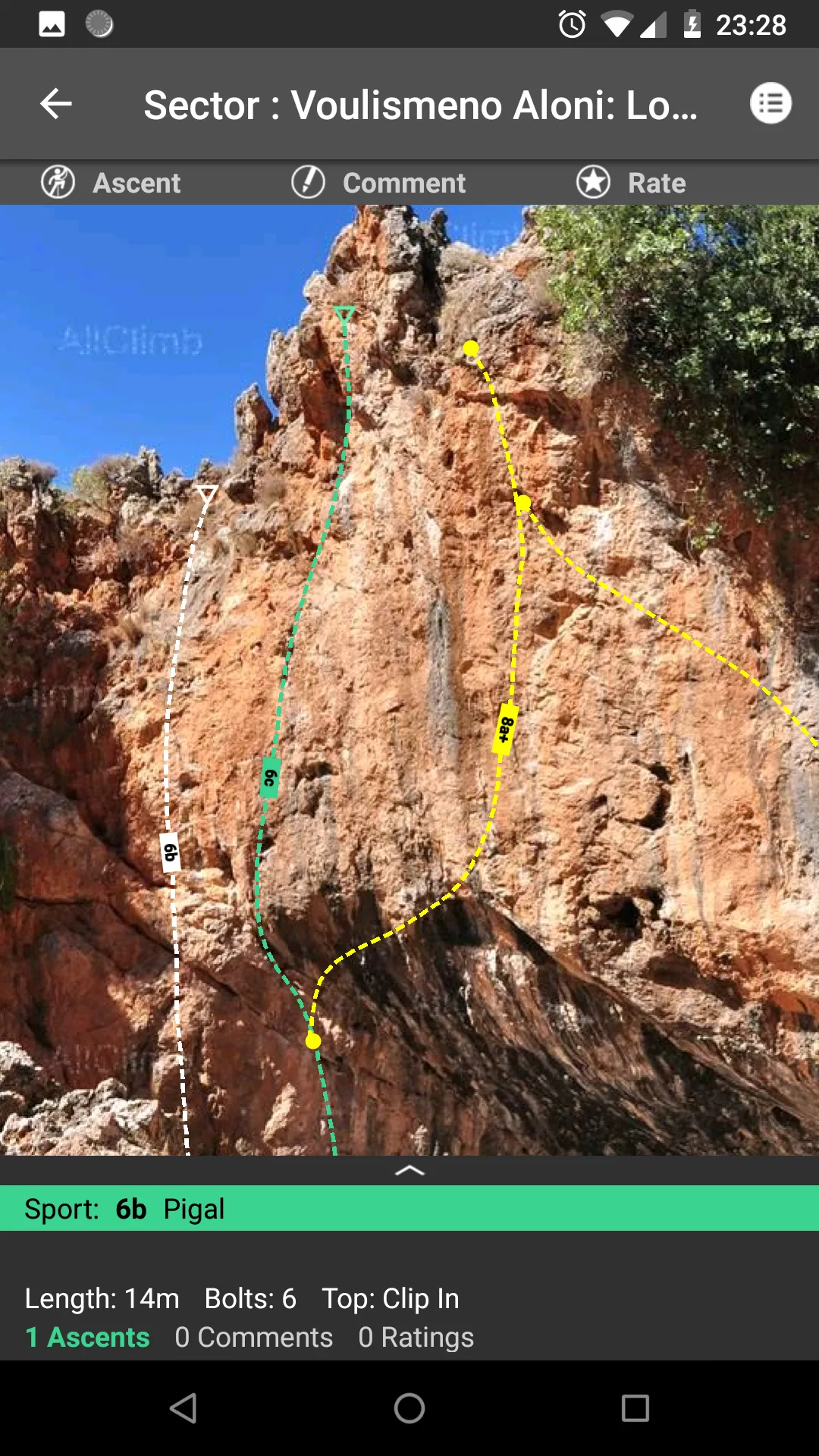 AllClimb - Rock Climbing Guide | Indus Appstore | Screenshot