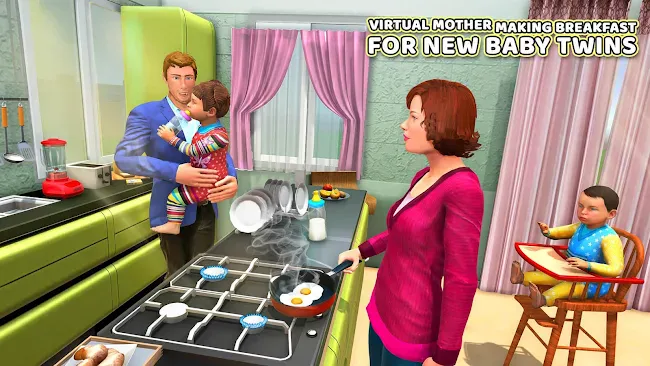 Virtual Mother Baby Twins | Indus Appstore | Screenshot