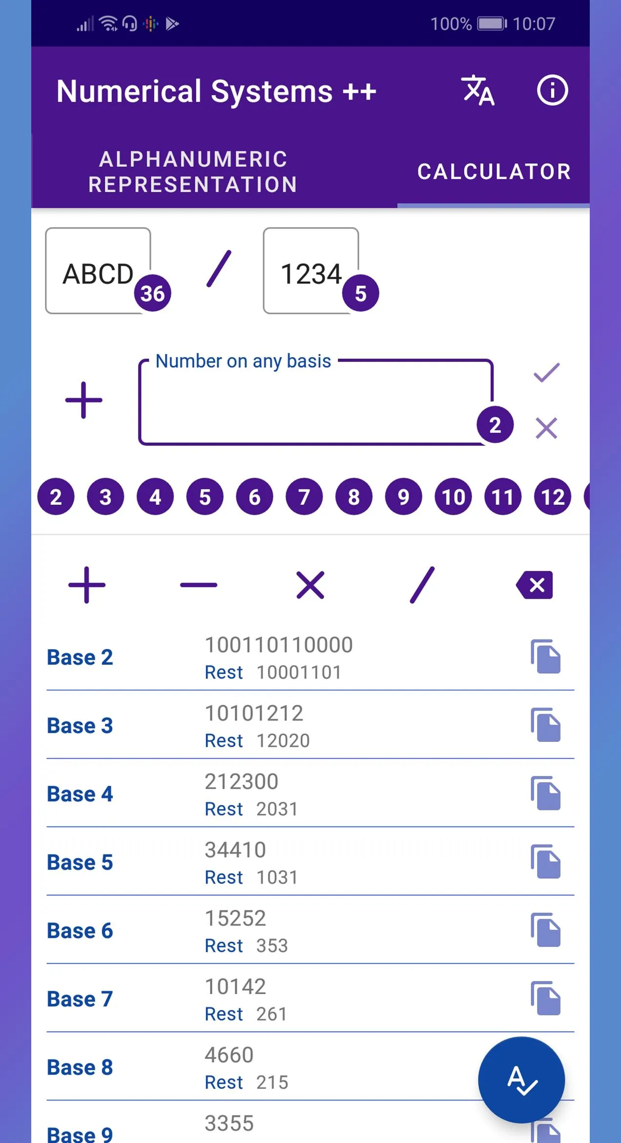 Numerical Systems + ASCII | Indus Appstore | Screenshot