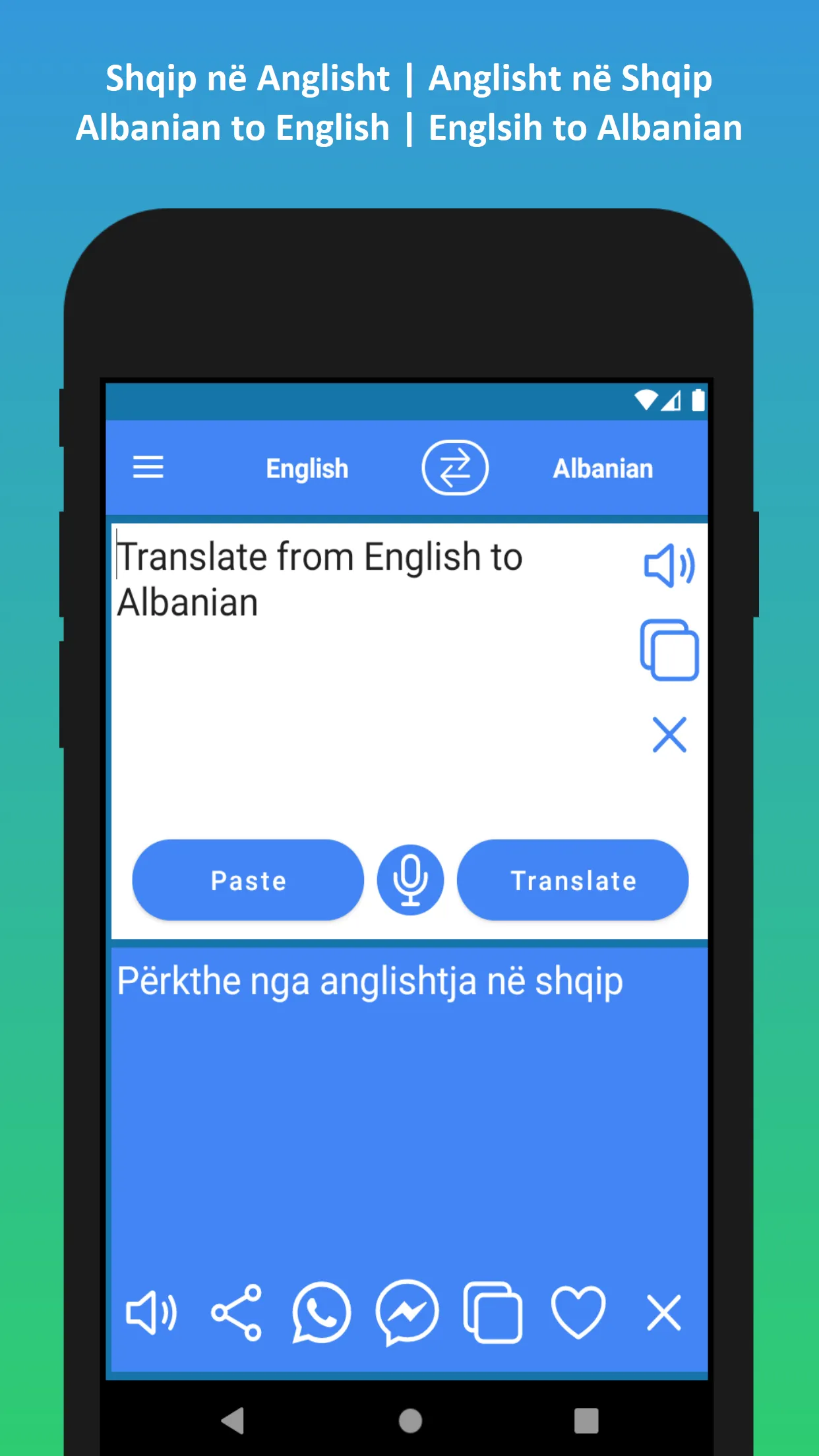 Albanian to English Translator | Indus Appstore | Screenshot
