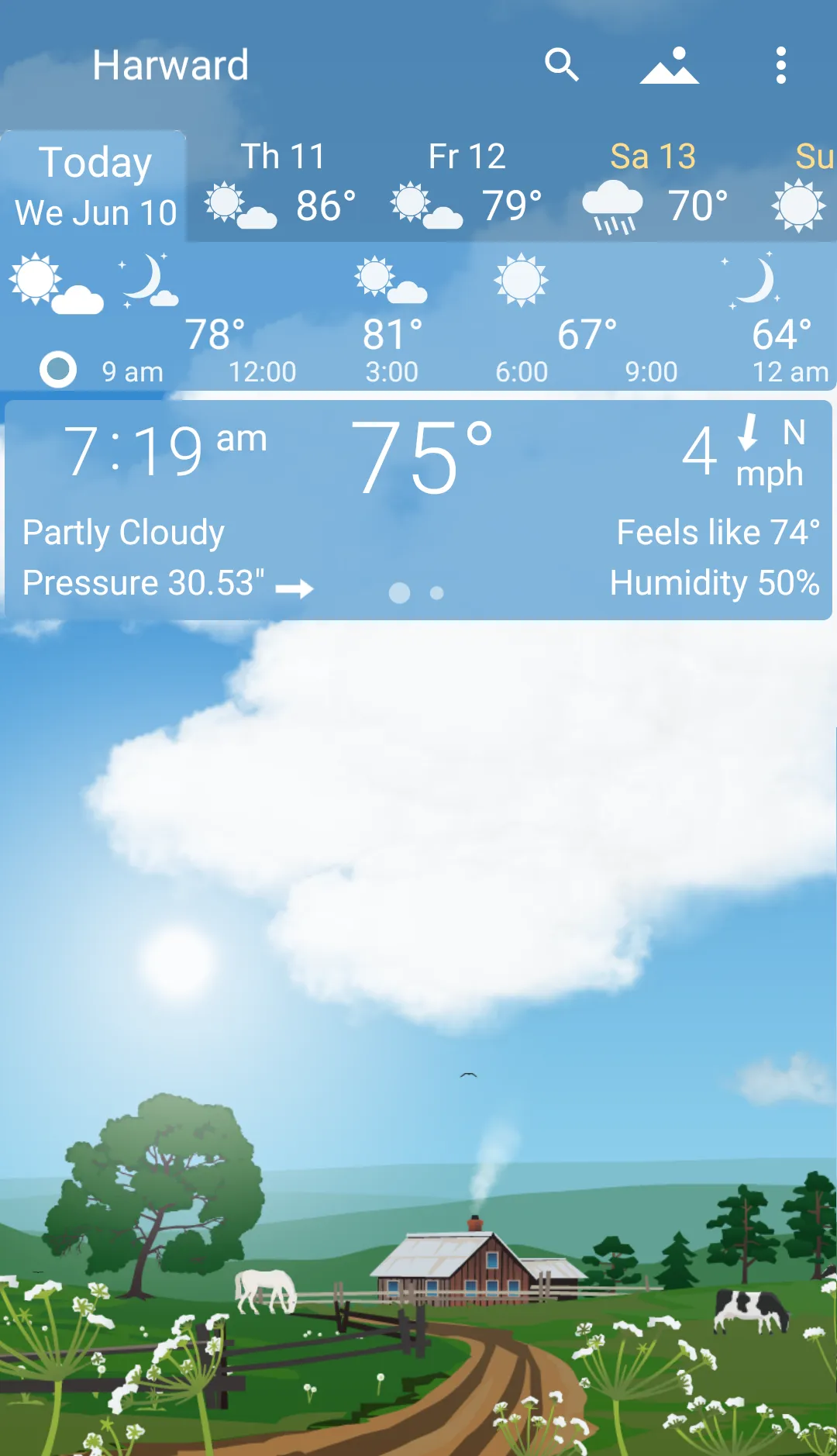 YoWindow Weather and wallpaper | Indus Appstore | Screenshot