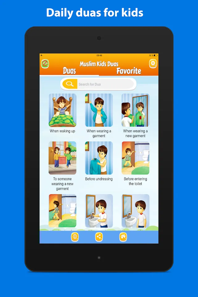 Daily duas for kids Muslim dua | Indus Appstore | Screenshot