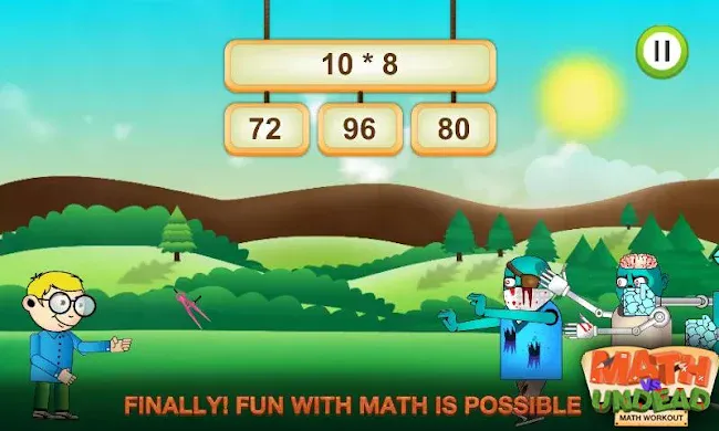 Math vs. Undead: Math Workout | Indus Appstore | Screenshot