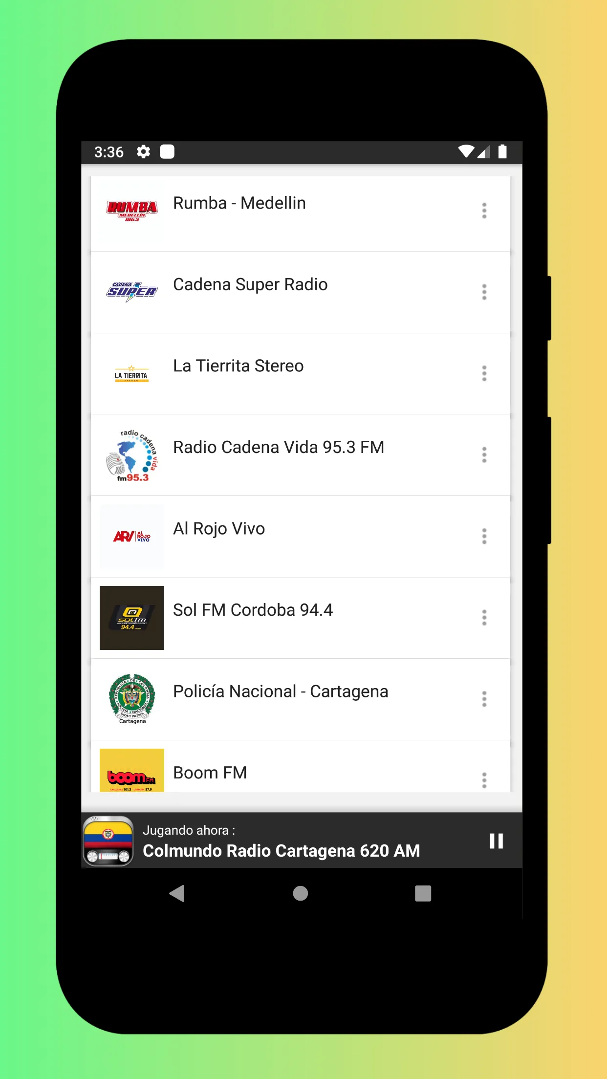 Radio Colombia - Radio AM & FM | Indus Appstore | Screenshot