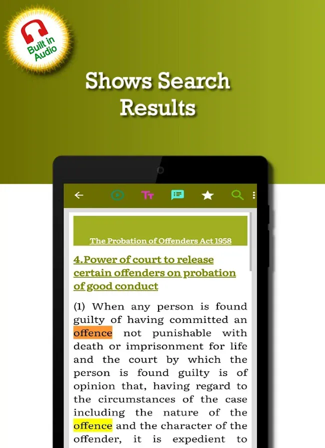 Probation of Offender Act 1958 | Indus Appstore | Screenshot