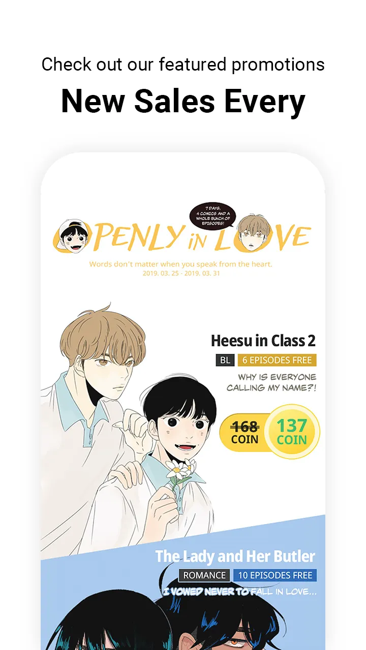 Lezhin Comics - Daily Releases | Indus Appstore | Screenshot