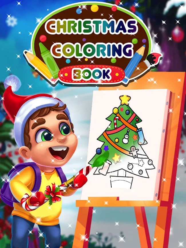 Christmas Coloring Pages | Indus Appstore | Screenshot