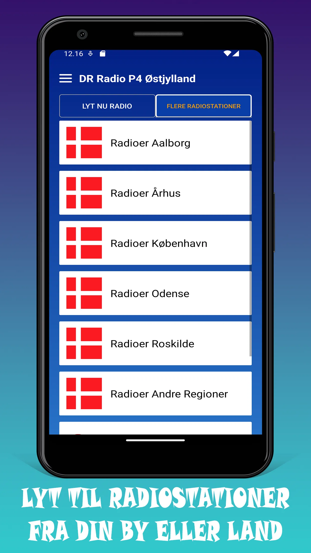 DR P4 Østjylland Radio App DK | Indus Appstore | Screenshot