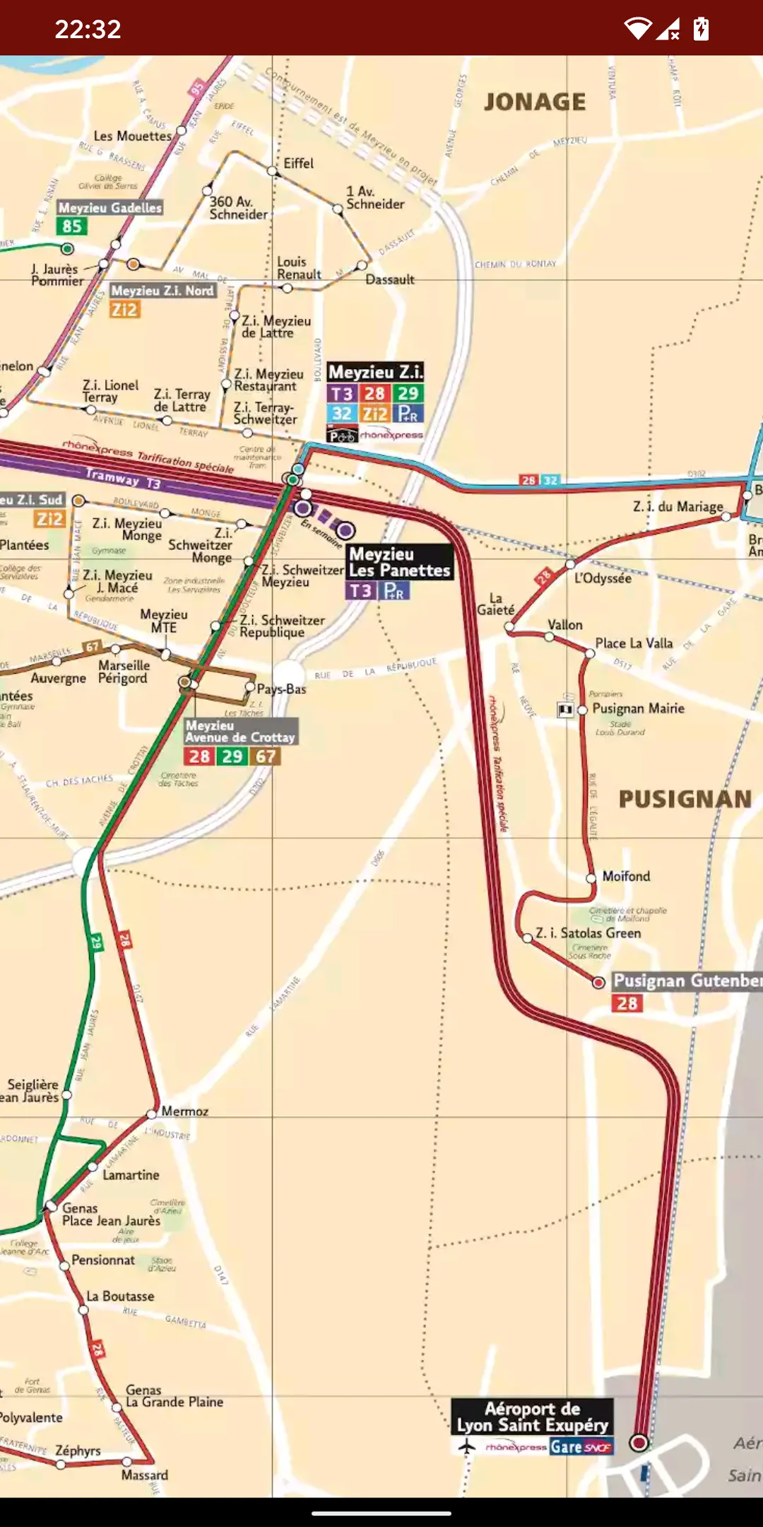 Lyon Metro Map (Offline) | Indus Appstore | Screenshot