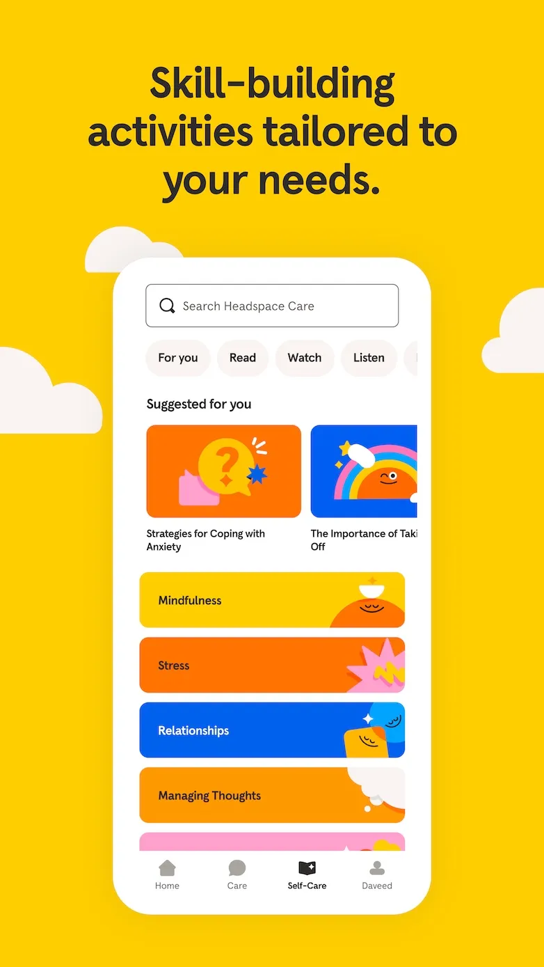 Headspace Care (Ginger) | Indus Appstore | Screenshot