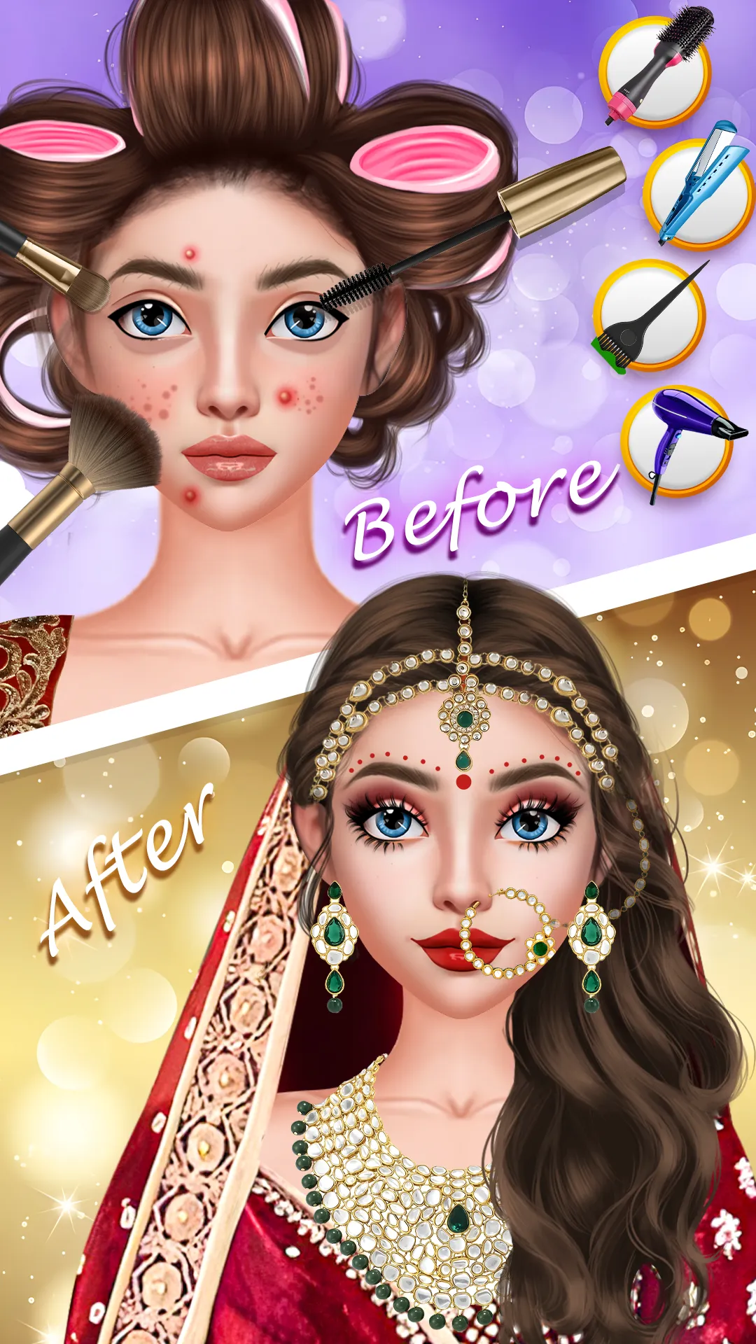 Indian Wedding Bridal Dress up | Indus Appstore | Screenshot