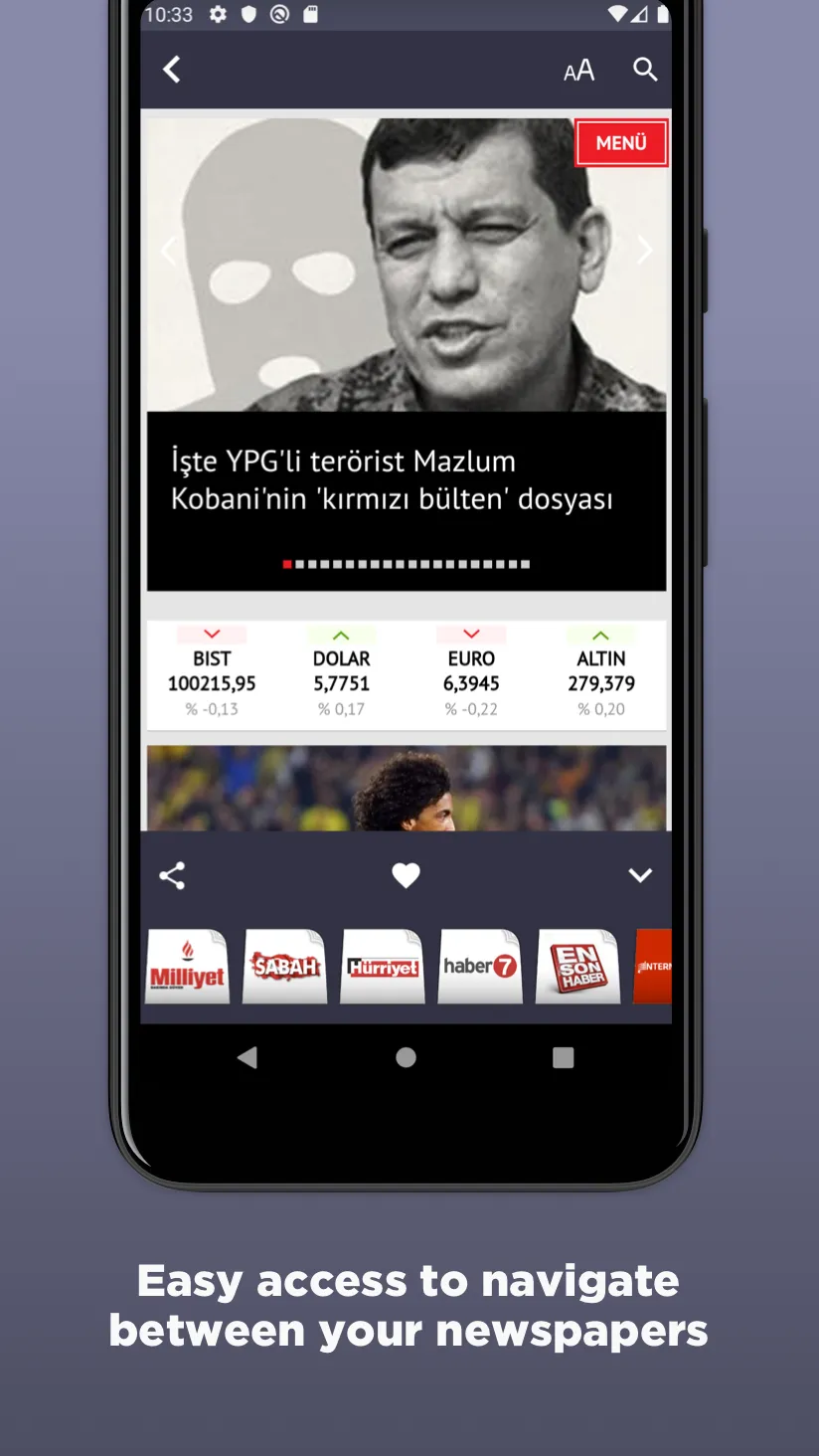 Turkish Newspapers | Indus Appstore | Screenshot